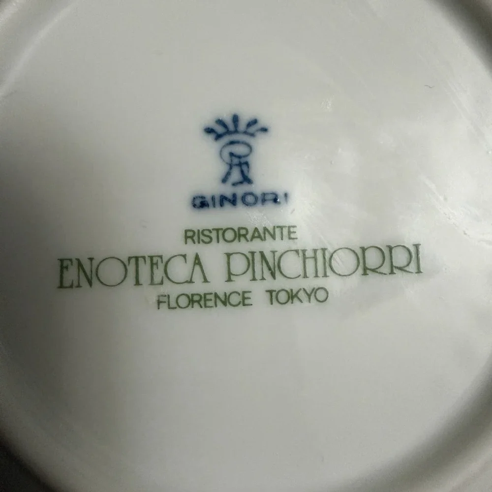 Ristorante Entoca Pinchinorri Restaurant Florence Tokyo Tip Trinket Dish Ginori‎